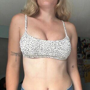 Polka Dot Bikini Top